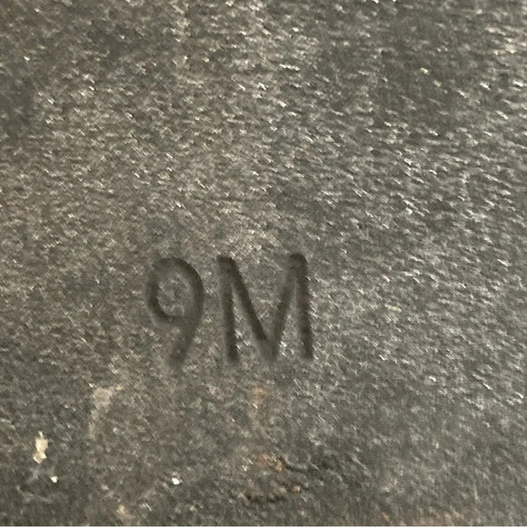 WISHBONE COLLECTION Sz 9 Stacked Heel Textile Zipper Back Pointy Toe Booties - Picture 9 of 10